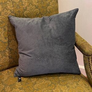 Newport Charcoal Textured Down Accent Pillow
